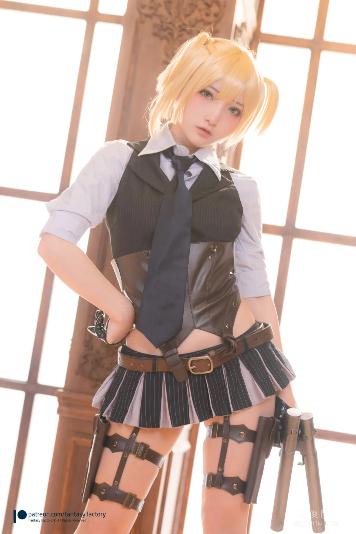 [Cosplay] Xiao Ding, Fantasy Factory, Nurse and School Swimsuit photo 43