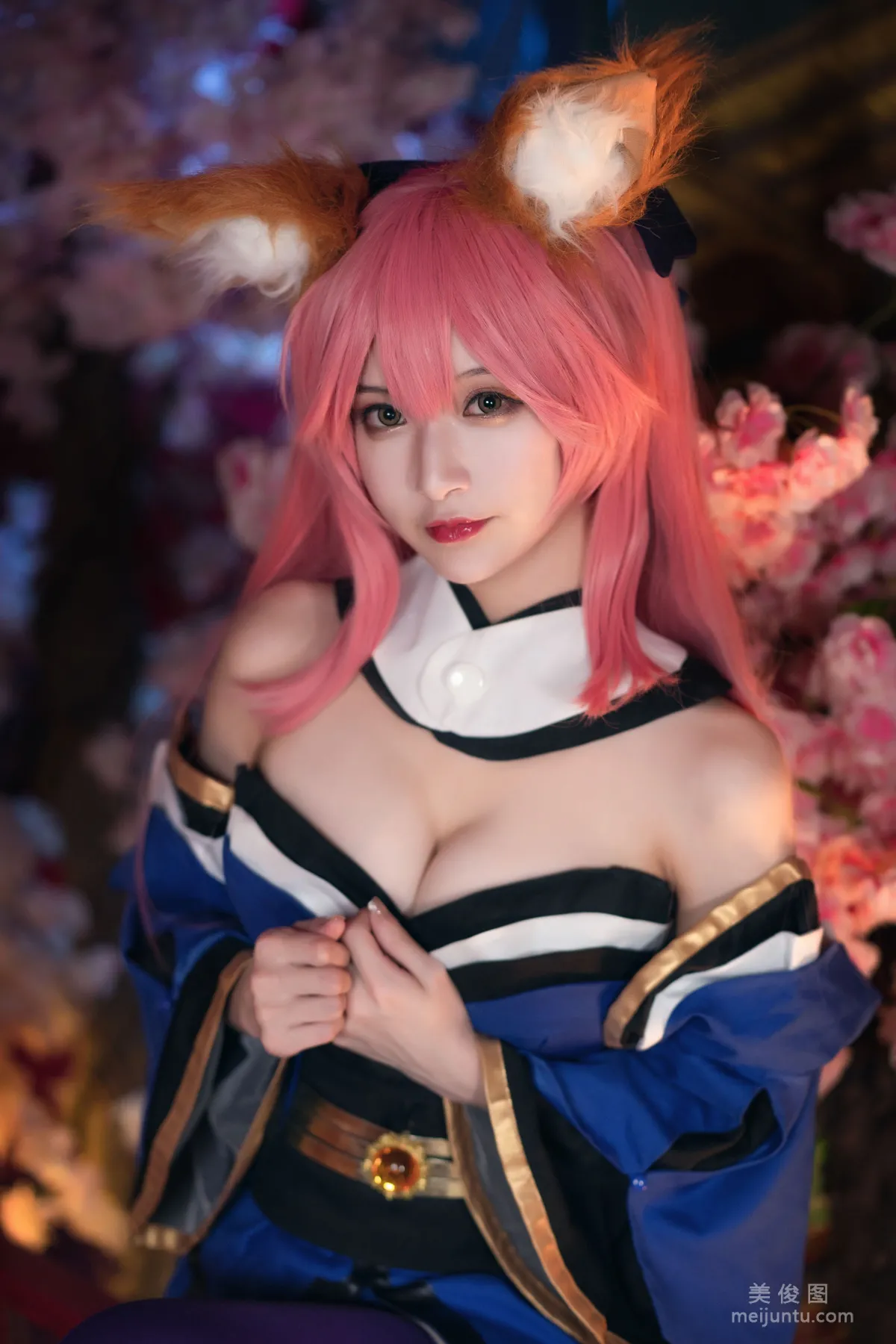 [Cosplay] 动漫博主铁板烧鬼舞w - 玉藻前 原皮9