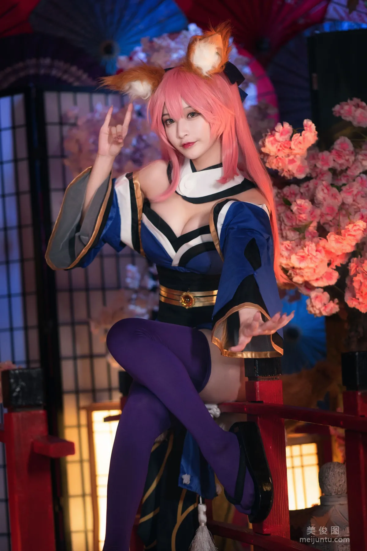 [Cosplay] Anime Blogger Tieban Shaogui Wu w - Tamamo no Mae Original Skin photo 5