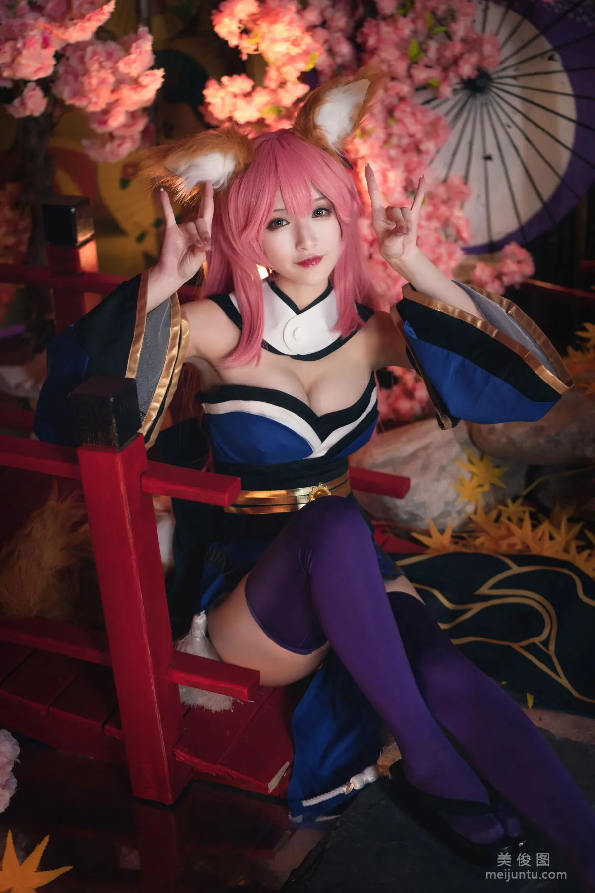 [Cosplay] Anime Blogger Tieban Shaogui Wu w - Tamamo no Mae Original Skin photo 24