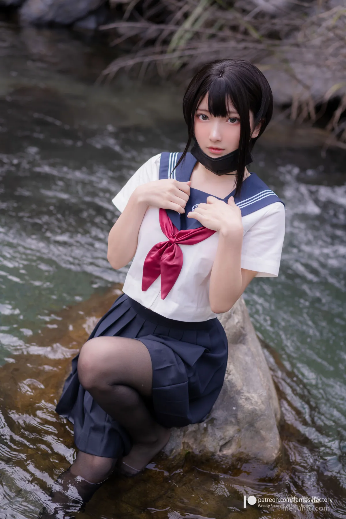 [Cosplay] Xiao Ding, Fantasy Factory - Maid, JK, School Swimsuit photo 65