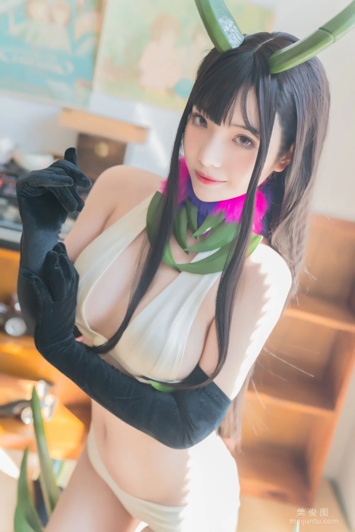 [Cosplay] Anime Blogger Wenmei Bujiang Daoli, Demon Sister Photo Set photo 1