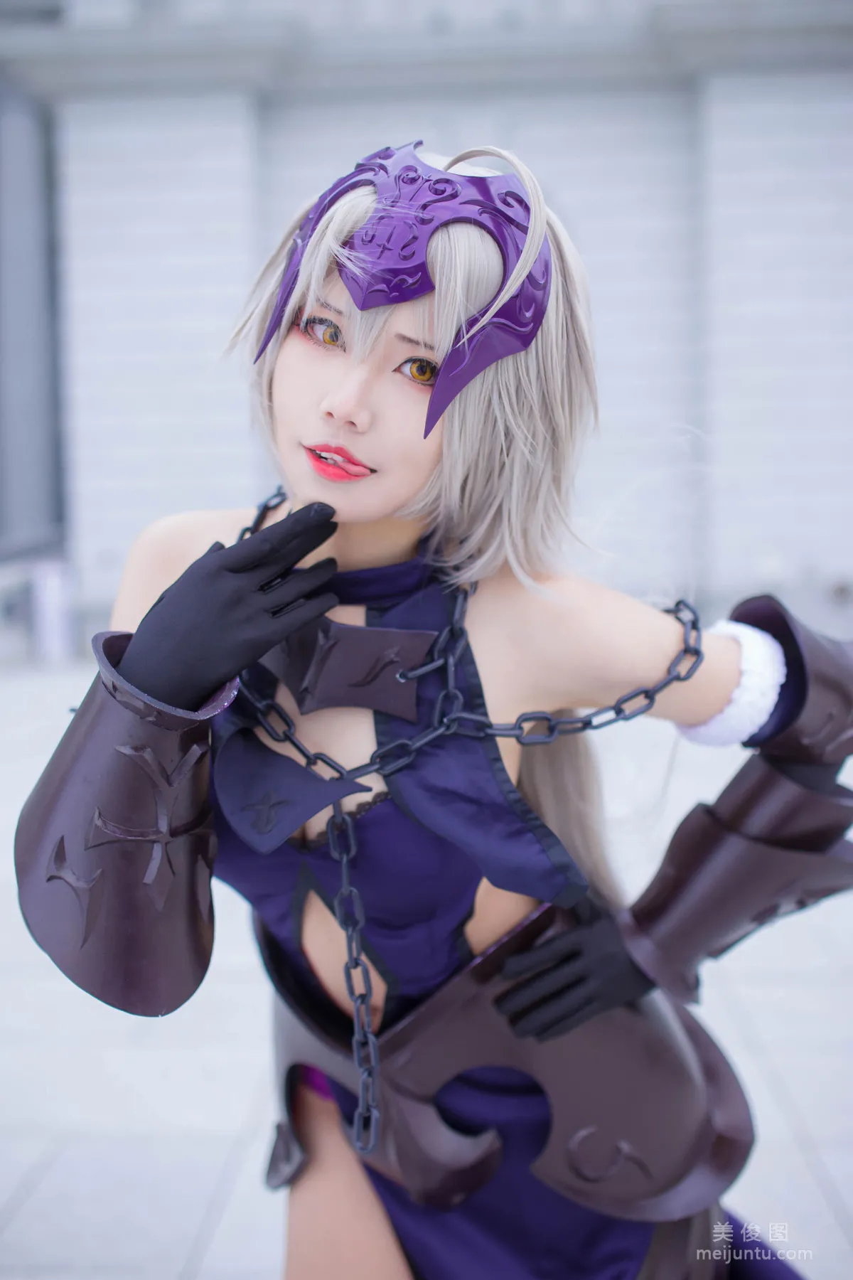 [Cosplay Photos] Coser Xuan-KaYa, Black Jeanne Black Ahoge photo 23