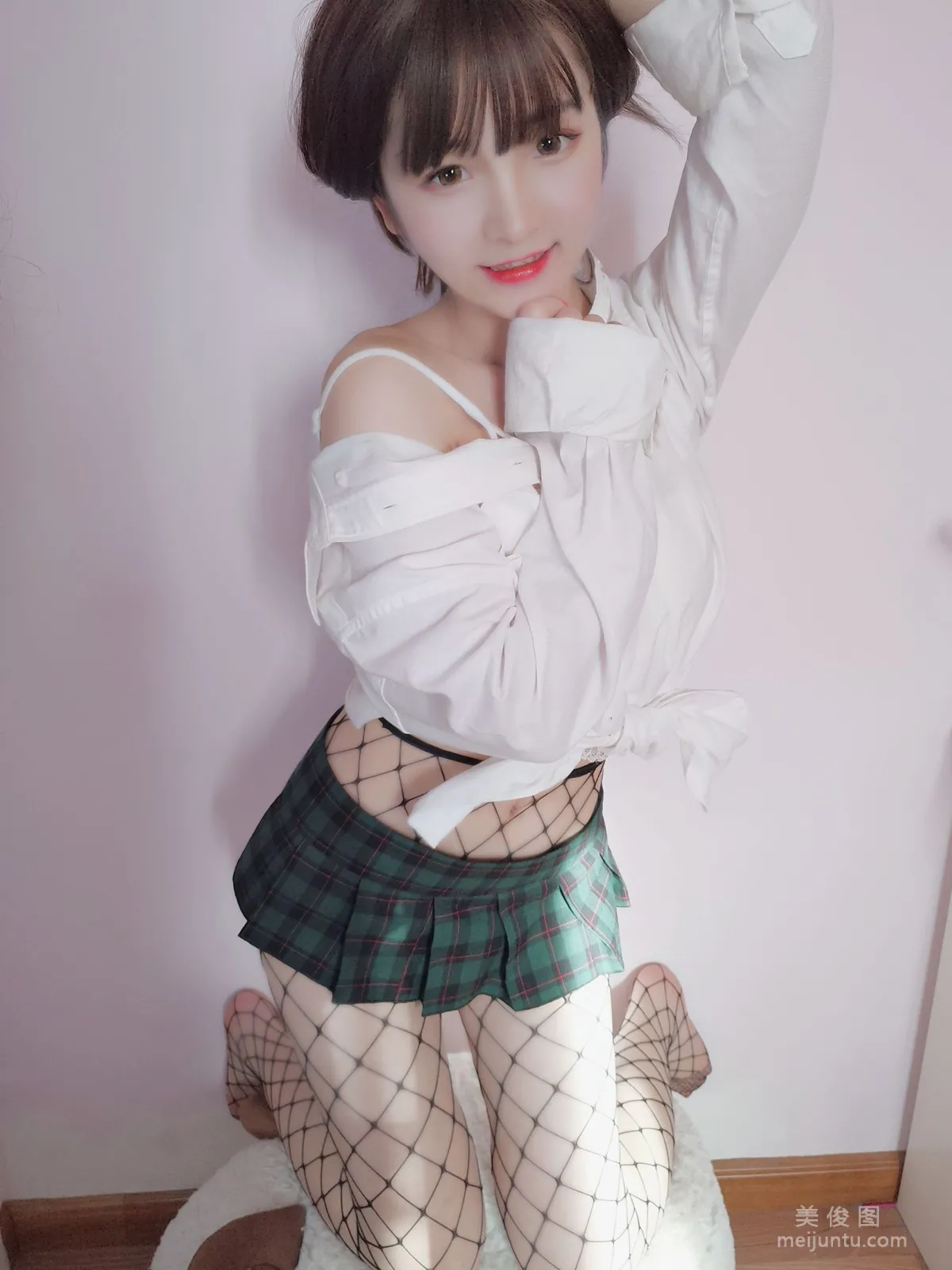 [Cosplay] 2D Beauty Guchuan kagura - Boyfriend Shirt photo 8
