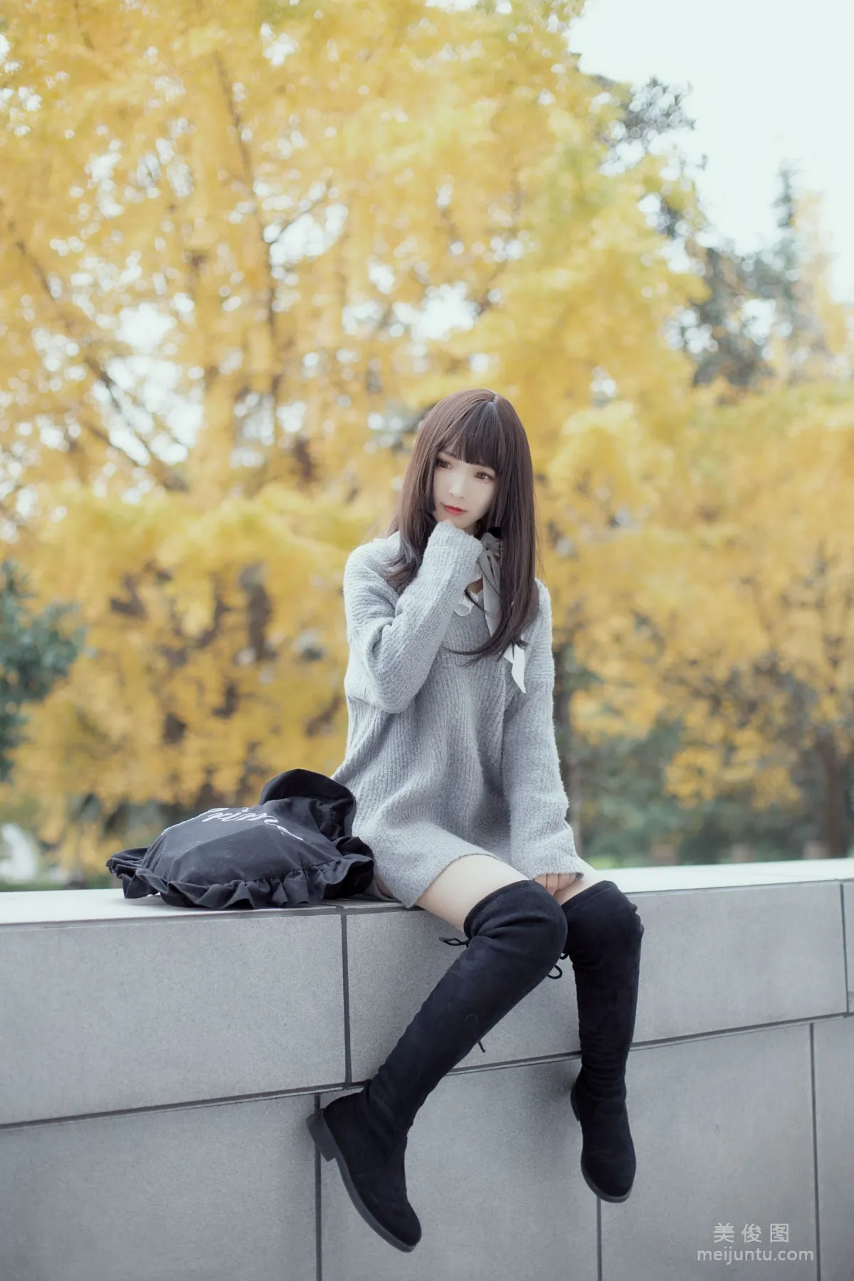 [Cosplay Photo] Guchuan kagura - Under the Ginkgo Tree photo 7