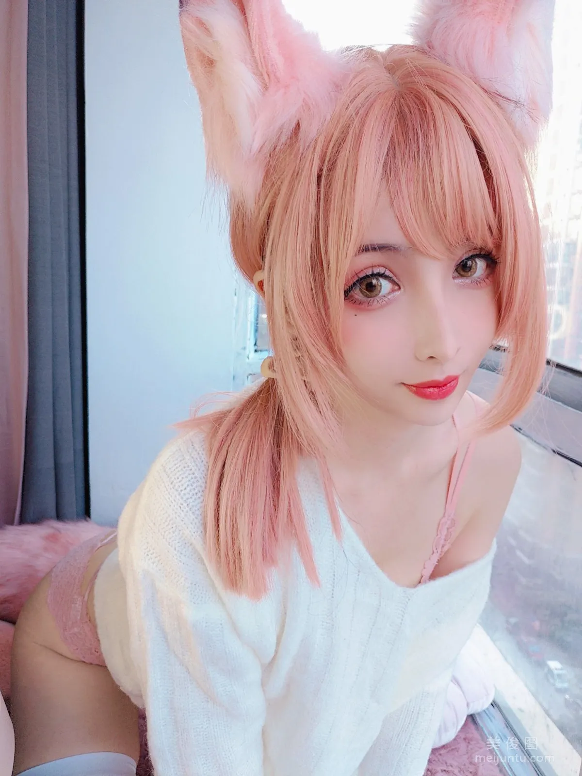 [Cosplay] COS Fan Service rioko Liang Liangzi - Housewife Fox at Home Photo Set photo 20