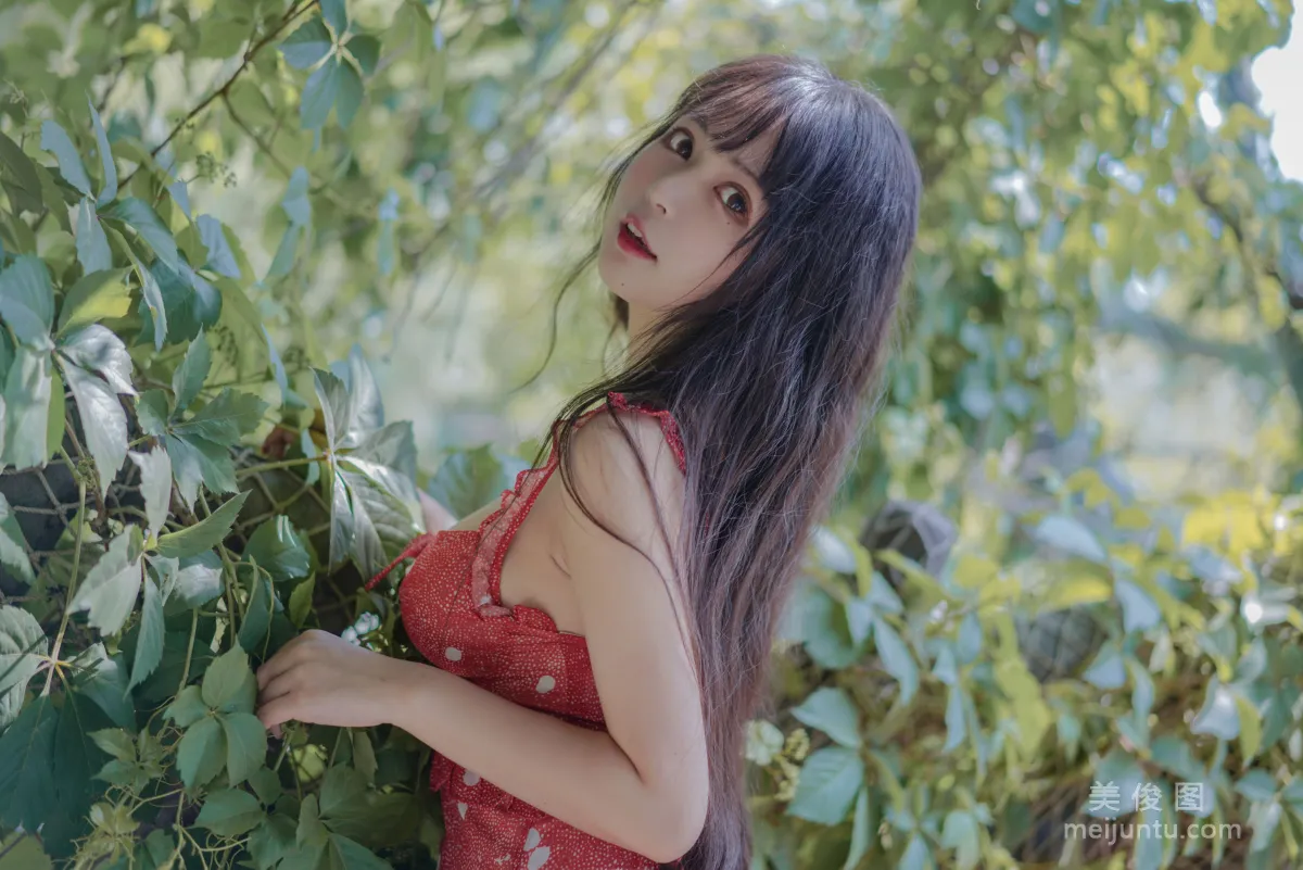 [Cosplay] Big-Eyed Cute Girl Heimaomao OvO - Strawberry photo 13