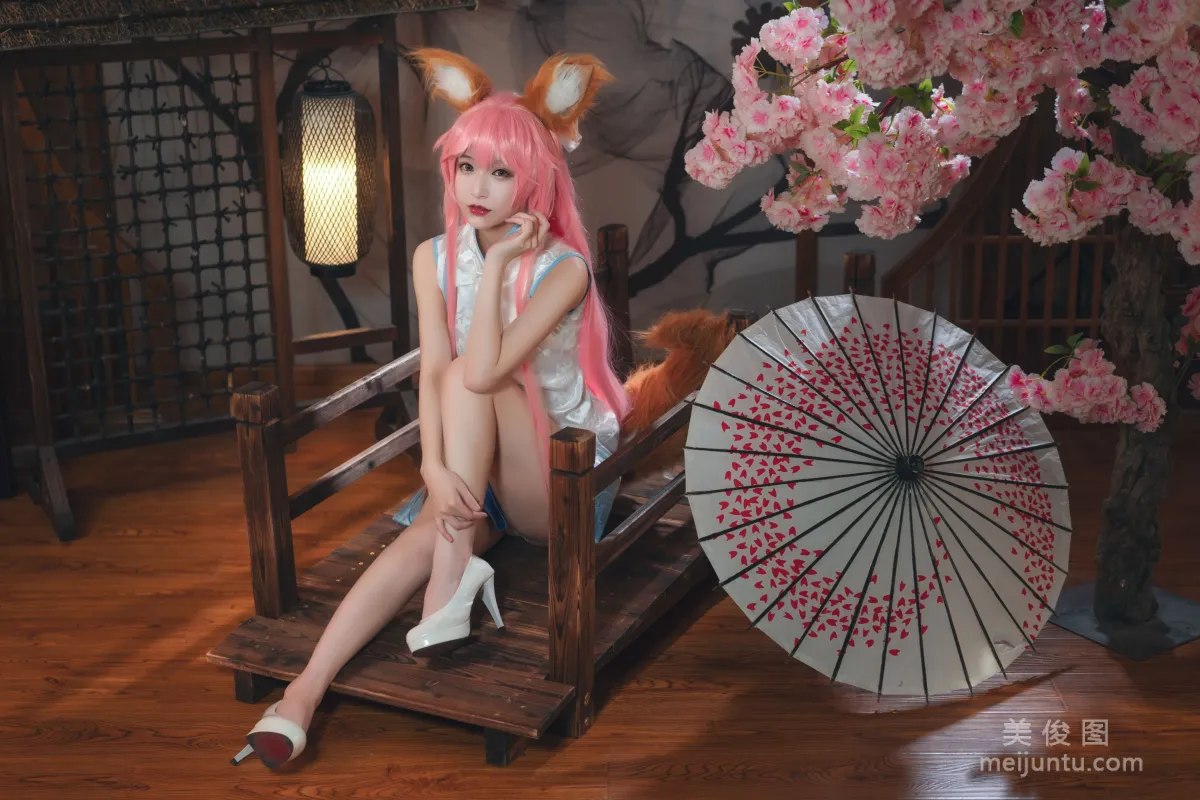 [Cosplay] Anime Blogger w Baihe Ouhuang Zi w - Xiaoyu Qipao Photo Set photo 12