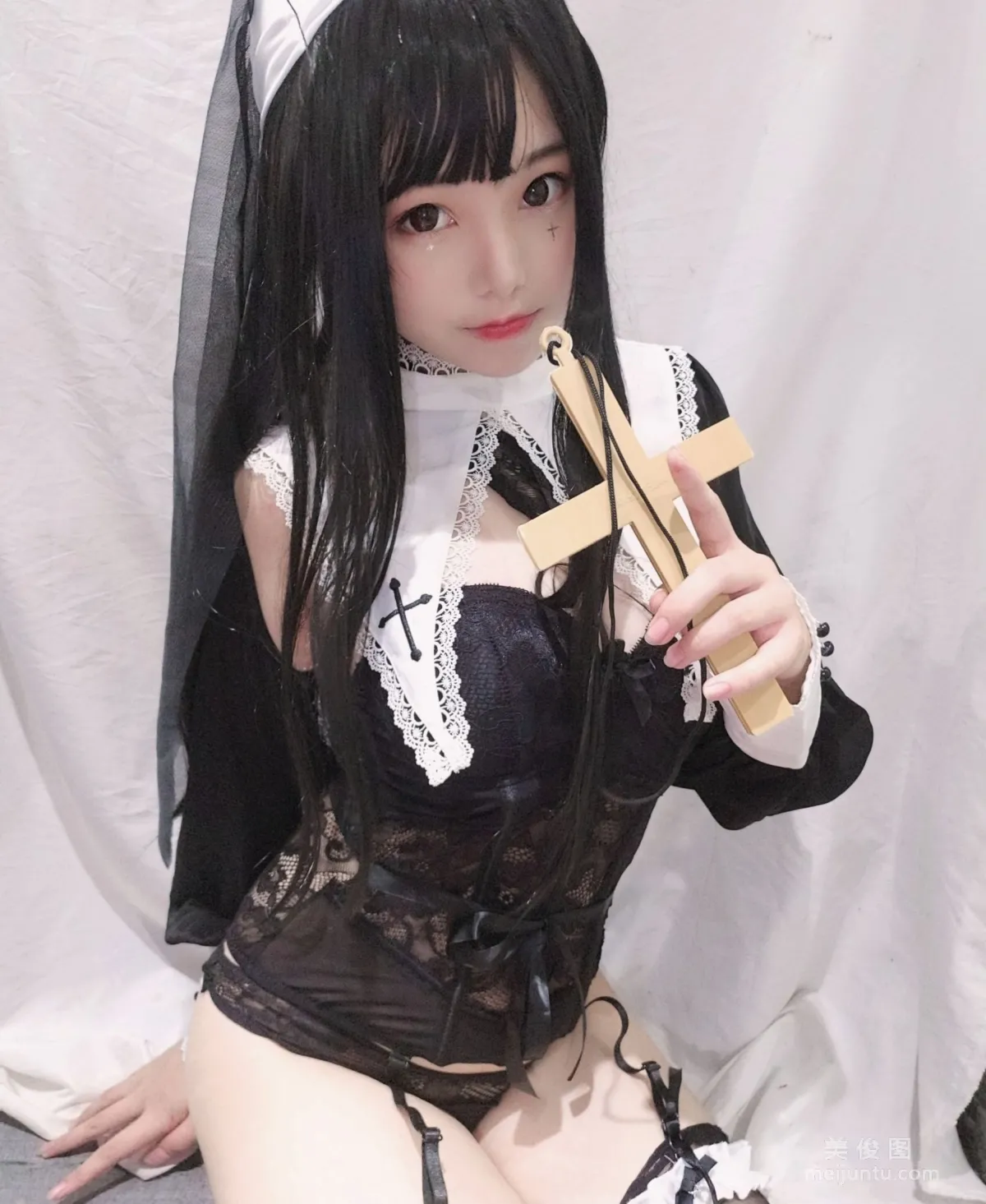 [Cosplay] Cute Girl Mizhi Maoqiu - Nun Photo Set photo 23