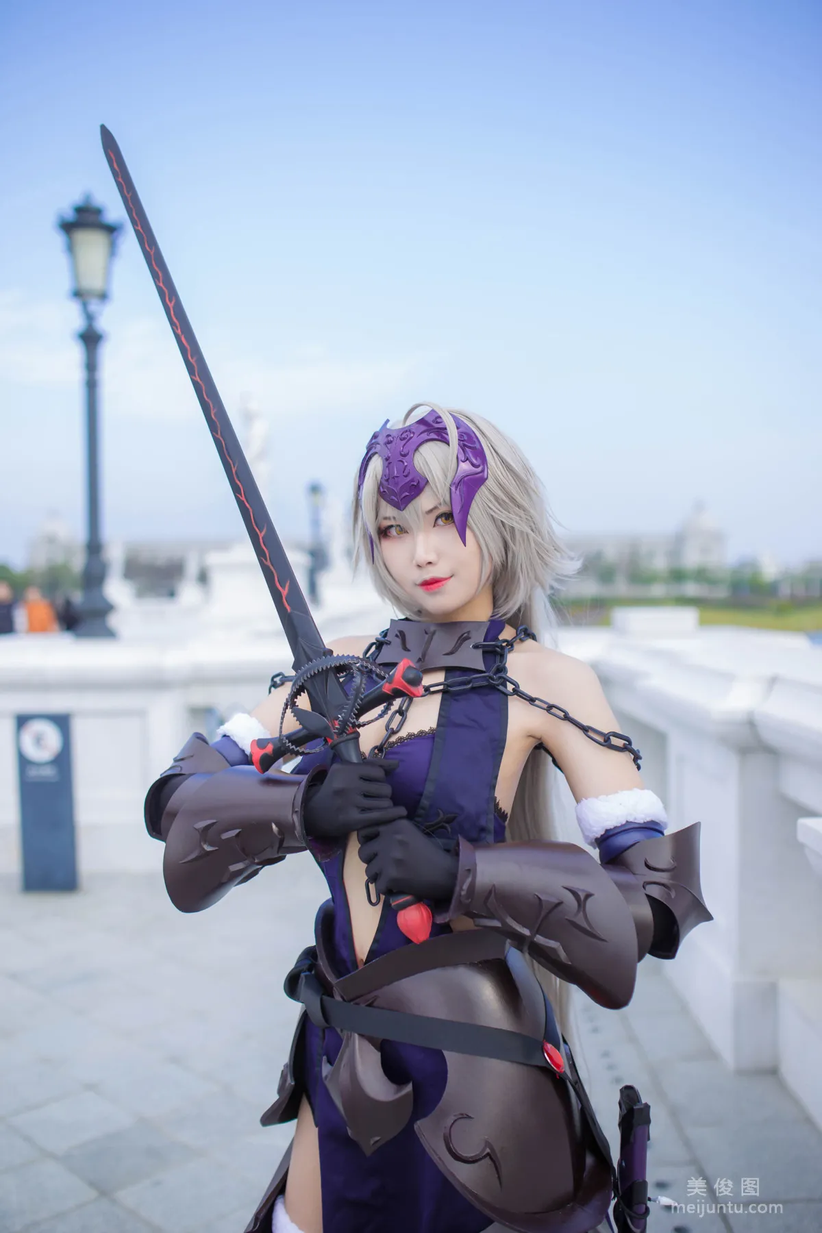 [Cosplay Photos] Coser Xuan-KaYa, Black Jeanne Black Ahoge photo 32