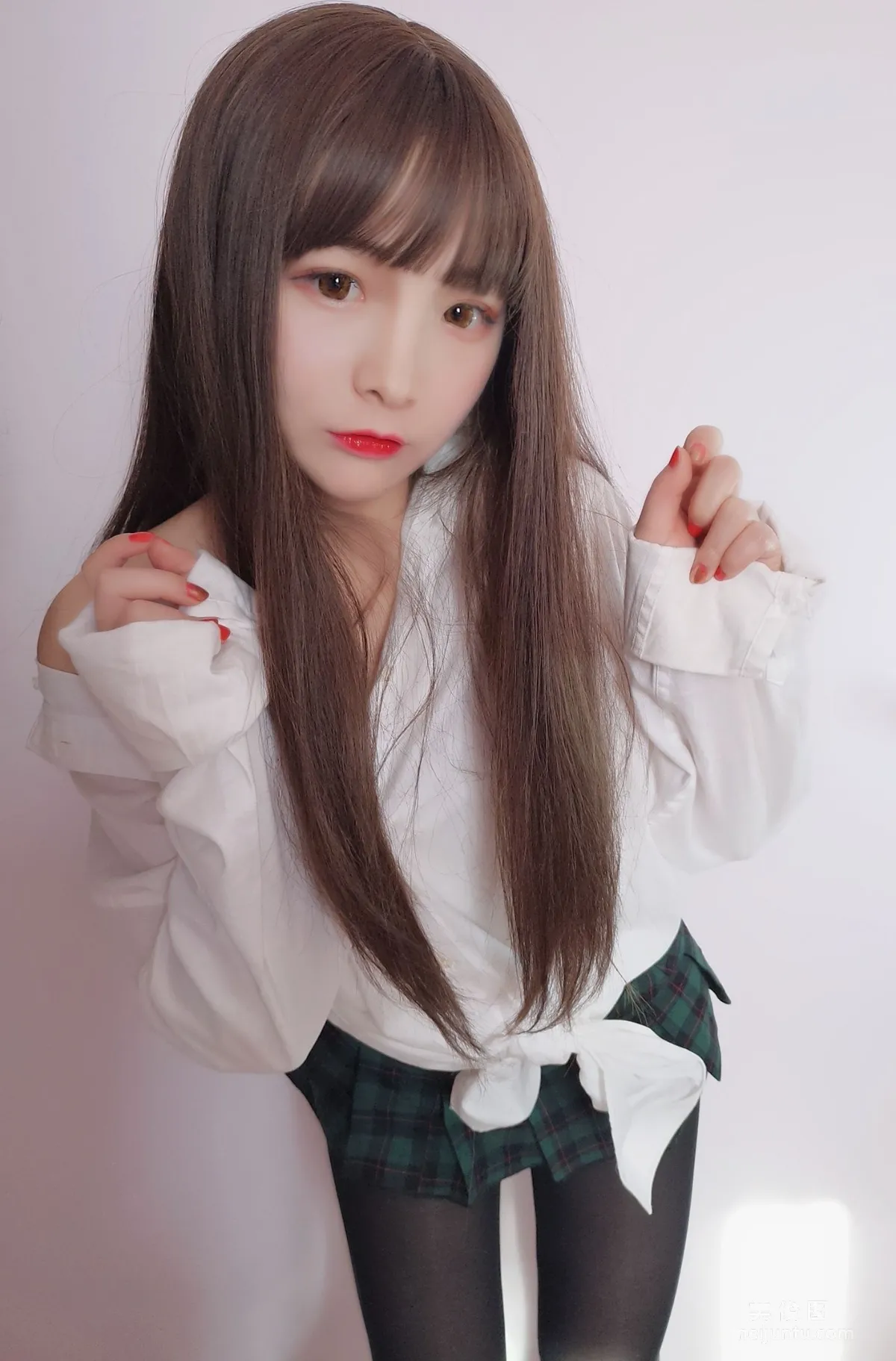 [Cosplay] 2D Beauty Guchuan kagura - Boyfriend Shirt photo 3