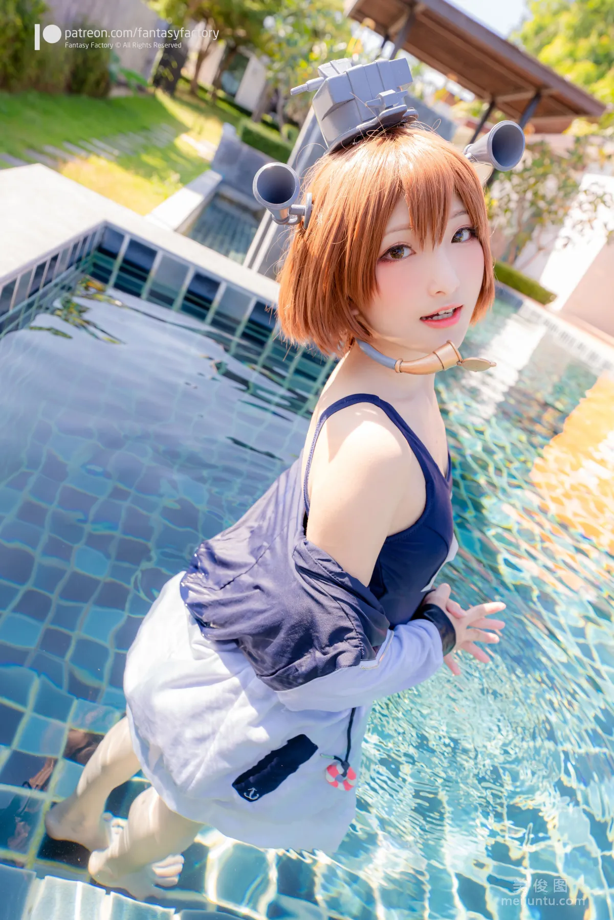 [Cosplay] Xiao Ding, Fantasy Factory - Maid, JK, School Swimsuit photo 35