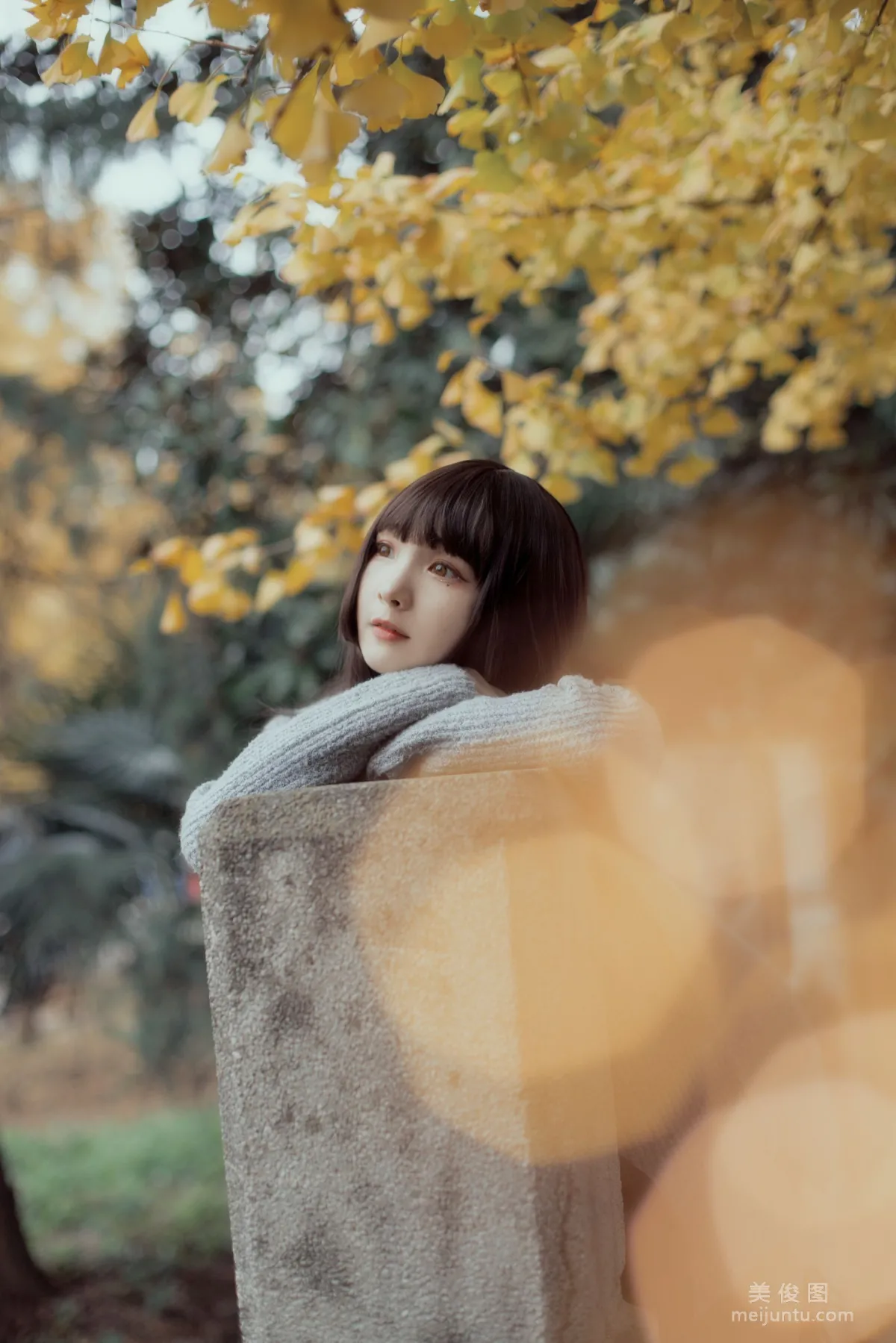 [Cosplay Photo] Guchuan kagura - Under the Ginkgo Tree photo 16