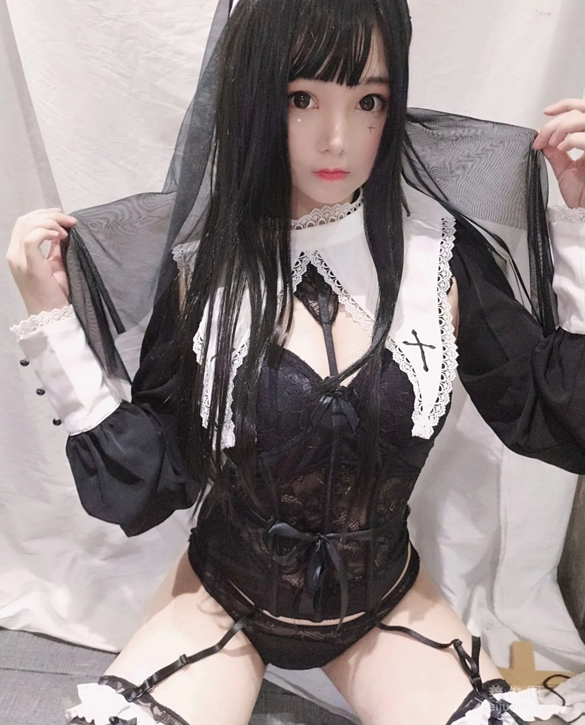 [Cosplay] Cute Girl Mizhi Maoqiu - Nun Photo Set photo 13