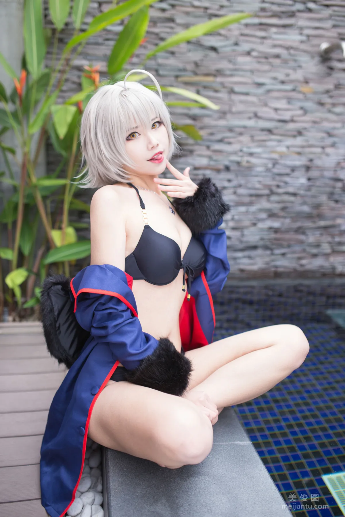 [Cosplay] Xuan KaYa - Black Jeanne Black Alter Lingerie photo 68