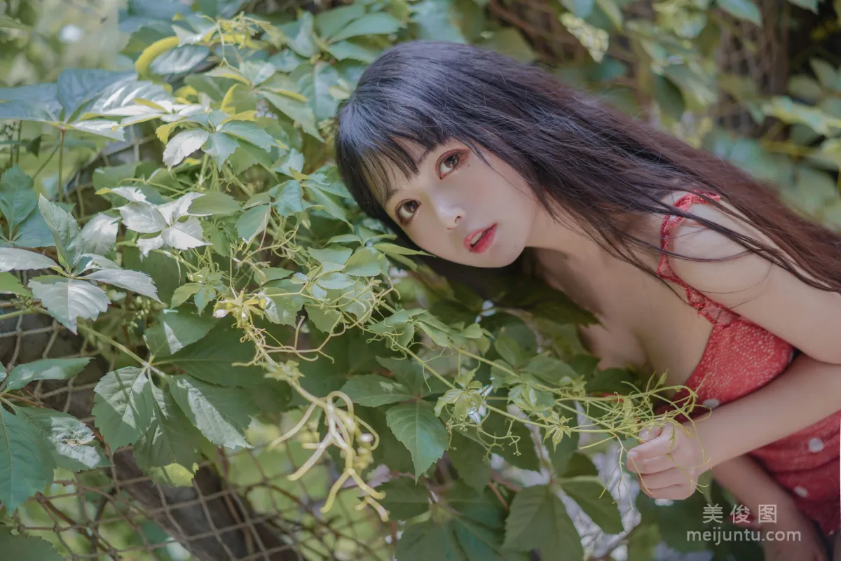 [Cosplay] Big-Eyed Cute Girl Heimaomao OvO - Strawberry photo 6