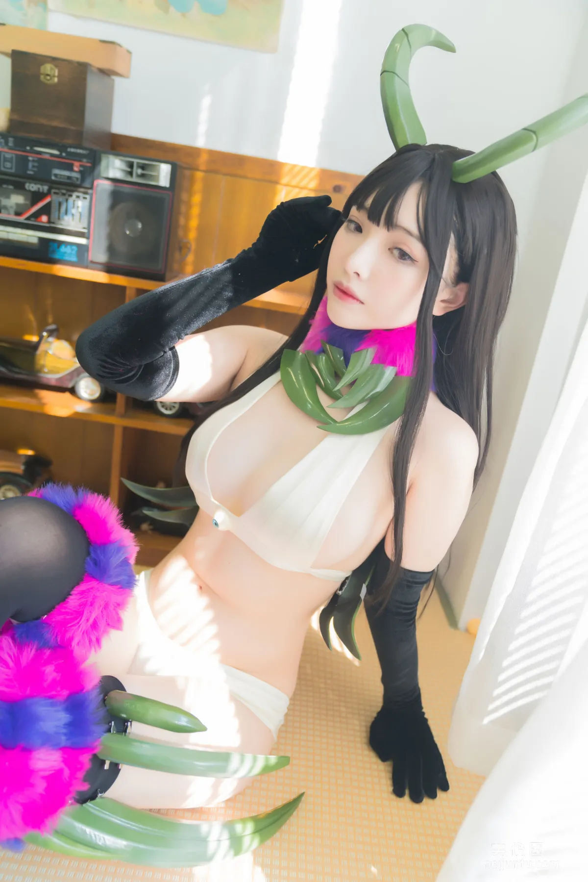 [Cosplay] Anime Blogger Wenmei Bujiang Daoli, Demon Sister Photo Set photo 13