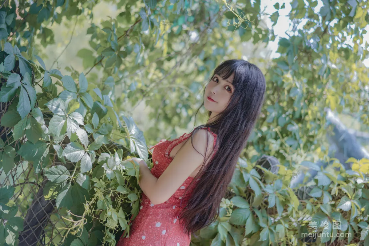 [Cosplay] Big-Eyed Cute Girl Heimaomao OvO - Strawberry photo 11