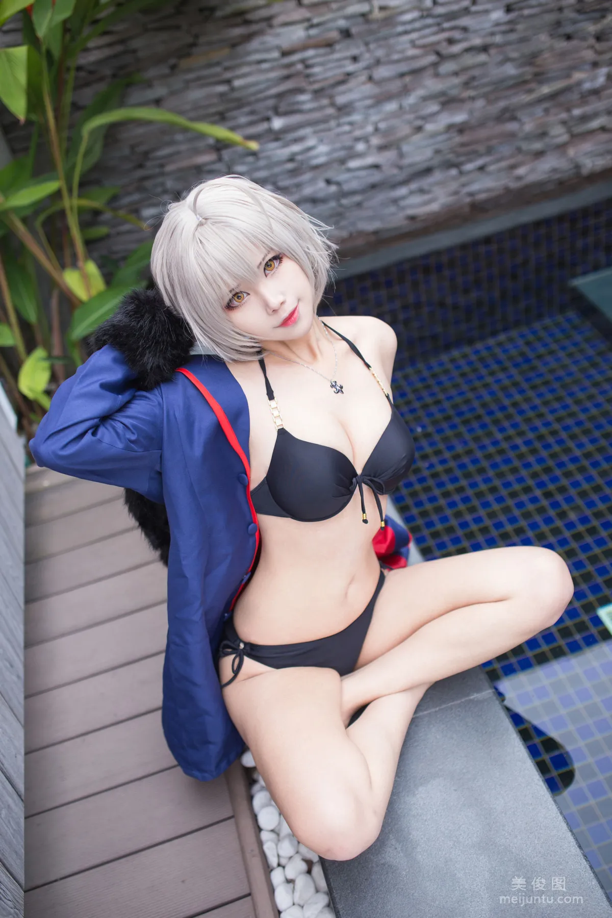 [Cosplay] Xuan KaYa - Black Jeanne Black Alter Lingerie photo 69