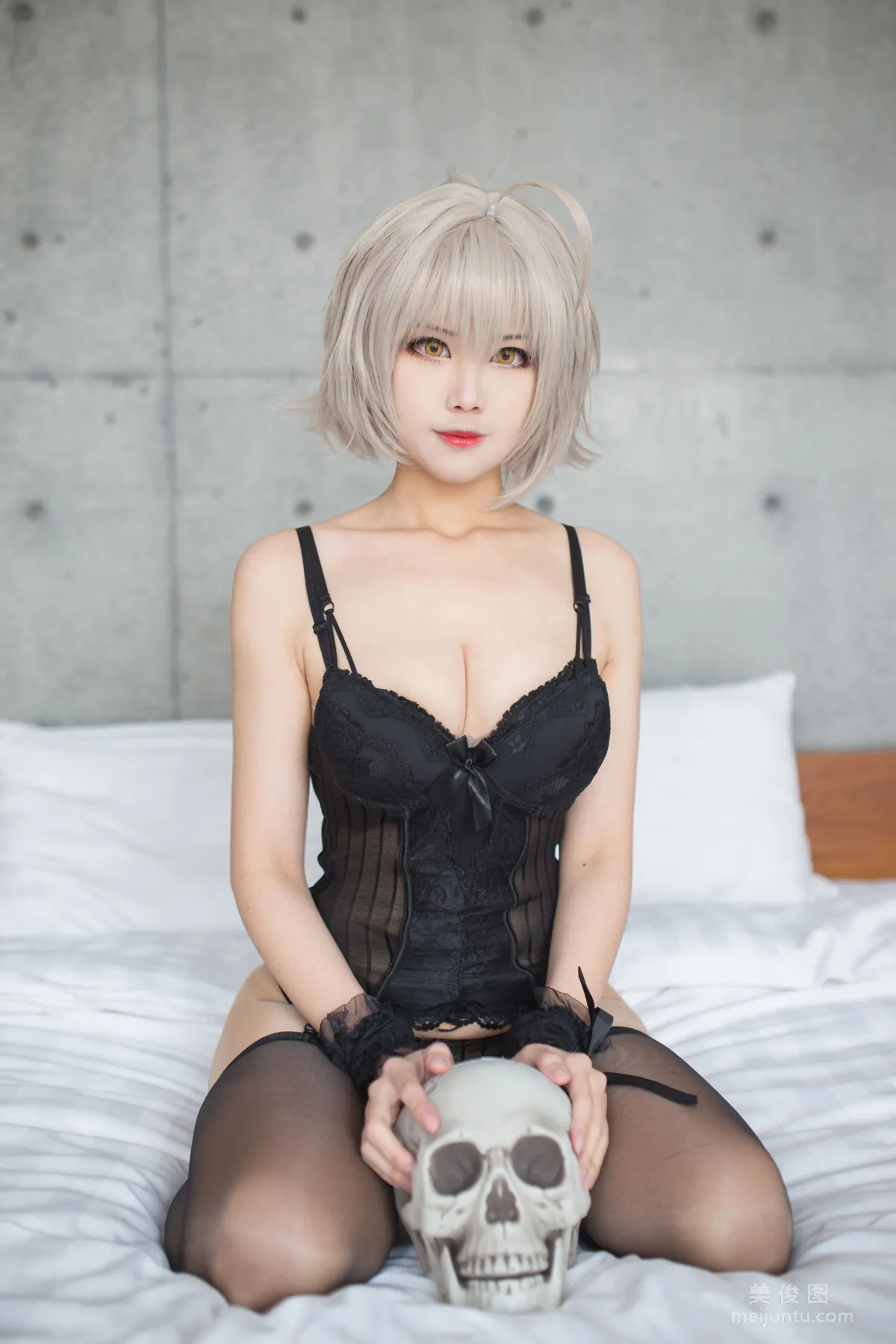 [Cosplay] Xuan KaYa - Black Jeanne Black Alter Lingerie photo 43