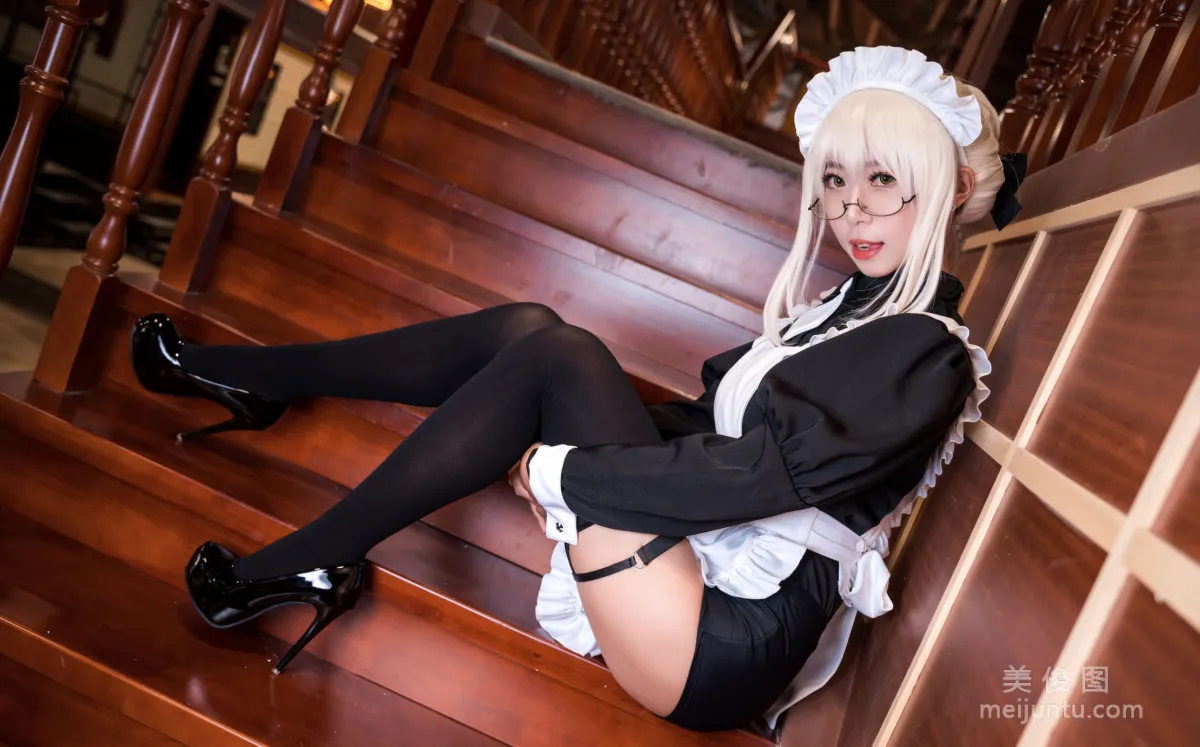 [Cosplay Photo] Money Lengleng - Type 95 Yu Linglong, Black Saber Maid photo 8