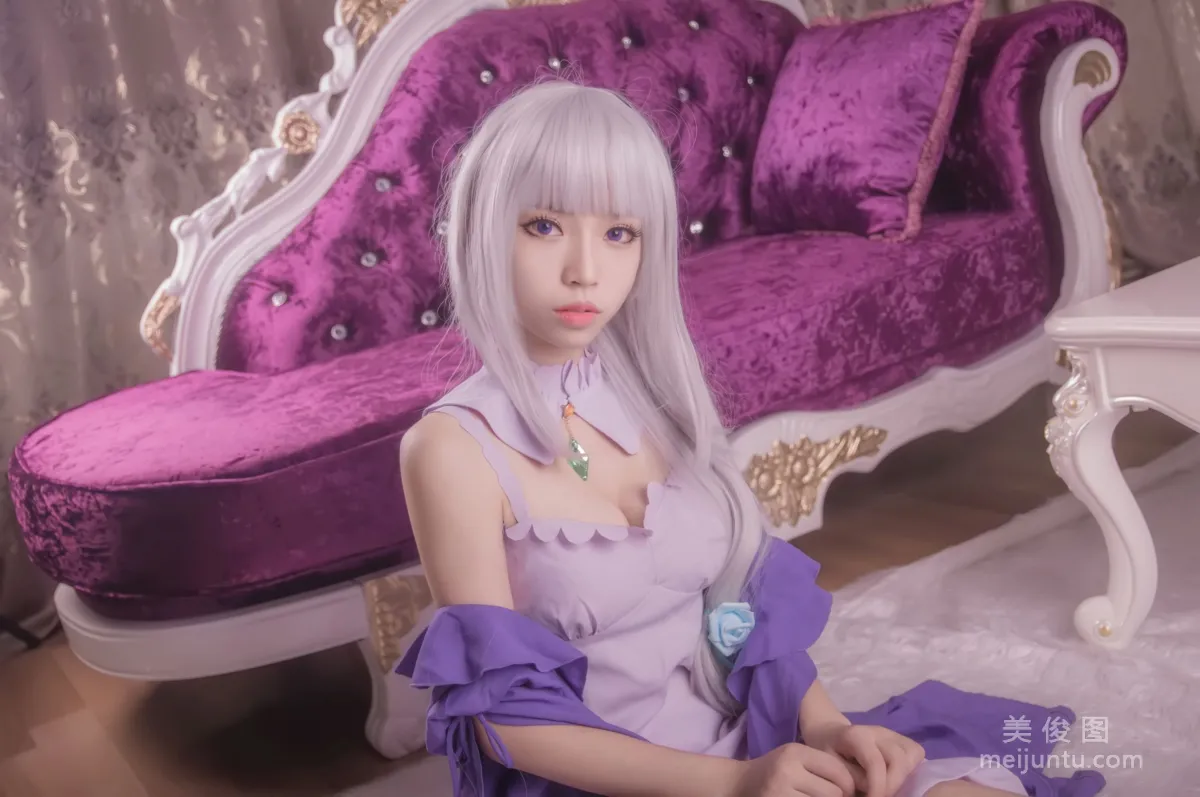 [Cosplay] Baiyi Zijiao Zhu - Re:Zero - Starting Life in Another World Emilia photo 9