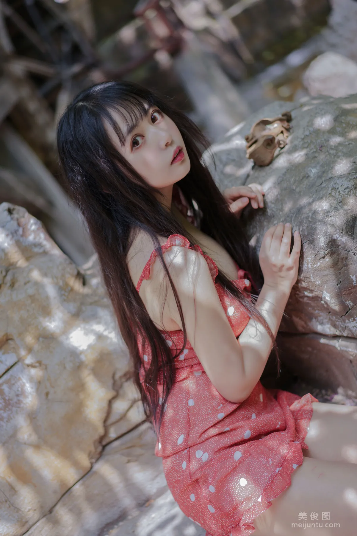[Cosplay] Big-Eyed Cute Girl Heimaomao OvO - Strawberry photo 22