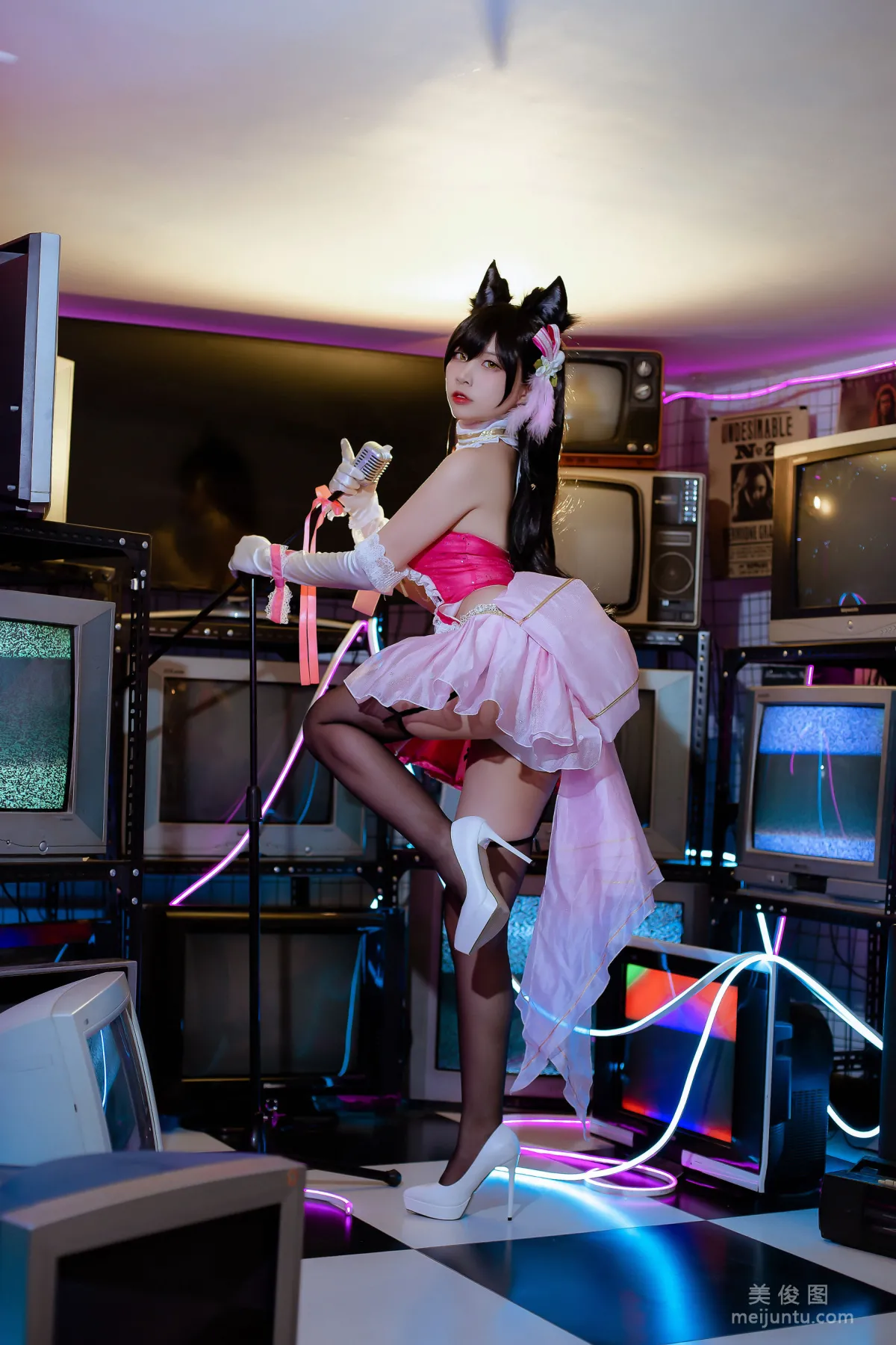 [Cosplay写真] 二佐Nisa - 犬之眷之碧蓝爱宕 打歌服6
