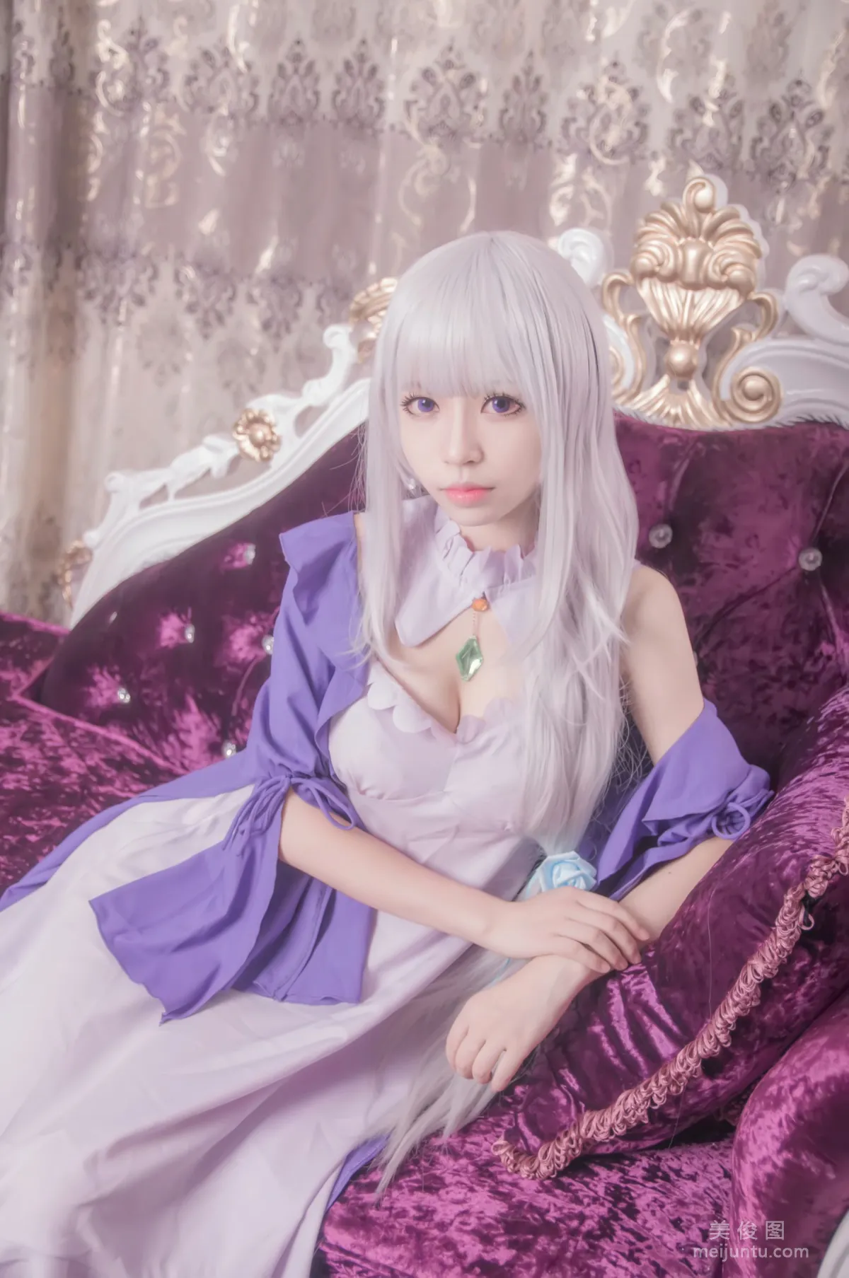 [Cosplay] Baiyi Zijiao Zhu - Re:Zero - Starting Life in Another World Emilia photo 3