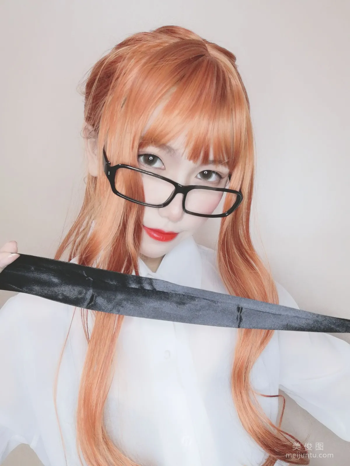 [Cosplay] Yuyuan Youzi SJ, Black Stockings Female Teacher Photo Set photo 9