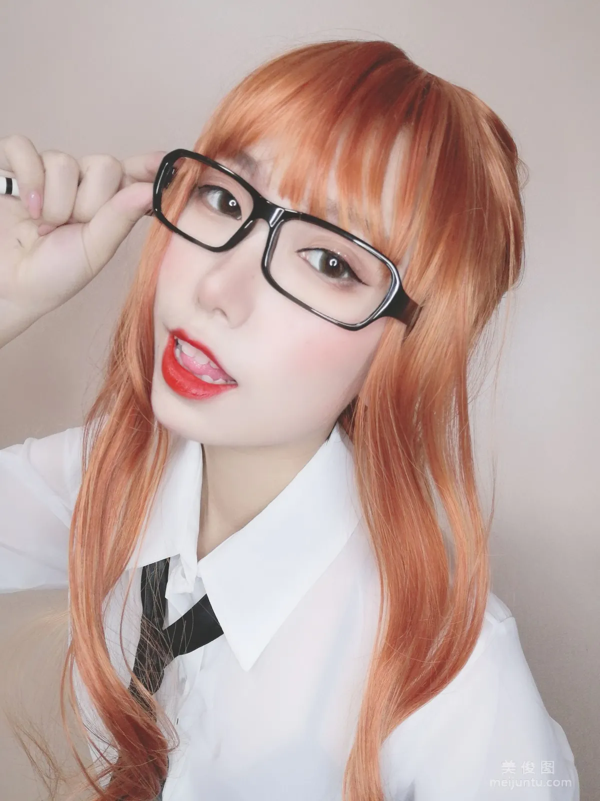 [Cosplay] Yuyuan Youzi SJ, Black Stockings Female Teacher Photo Set photo 7