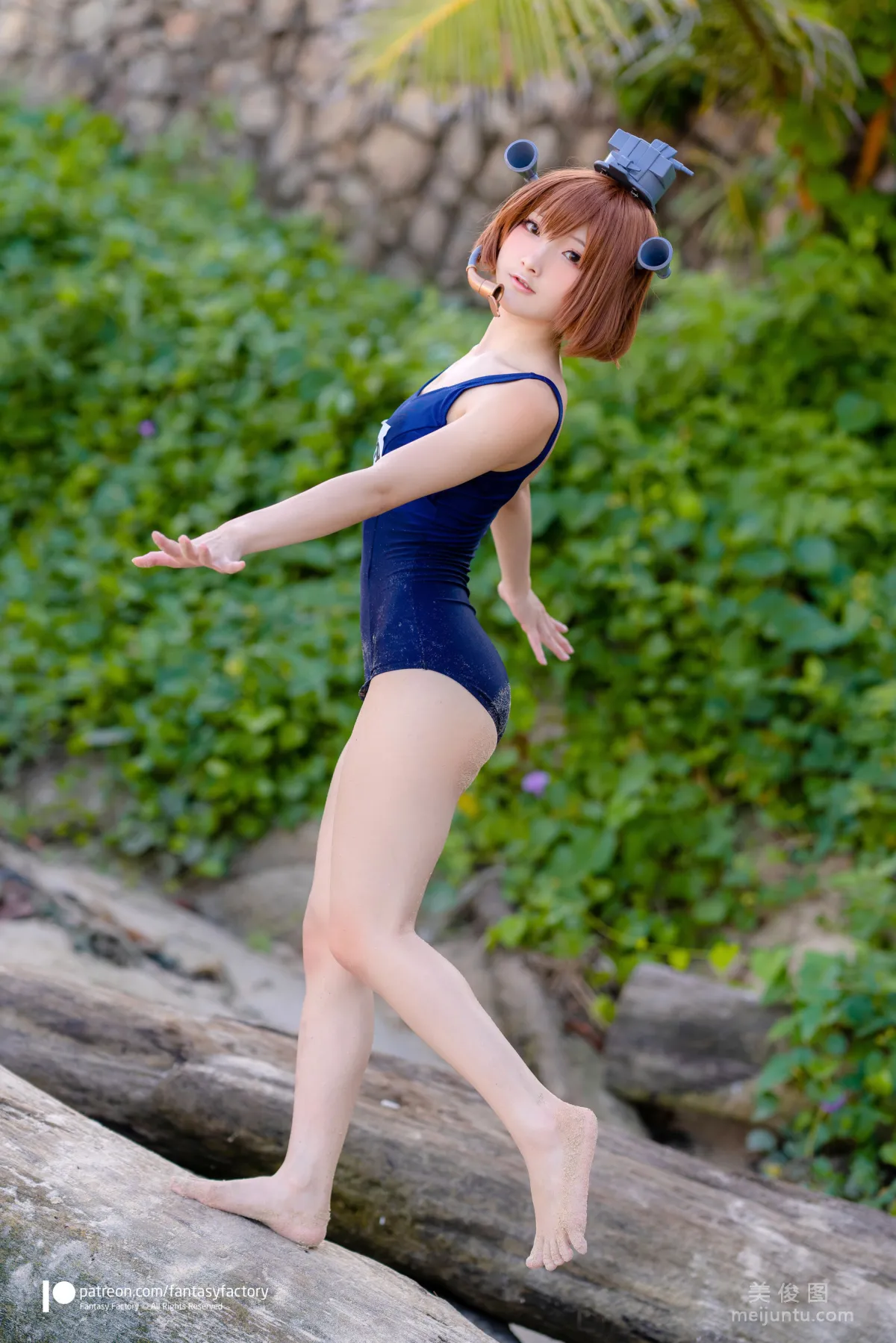 [Cosplay] Xiao Ding, Fantasy Factory - Maid, JK, School Swimsuit photo 25