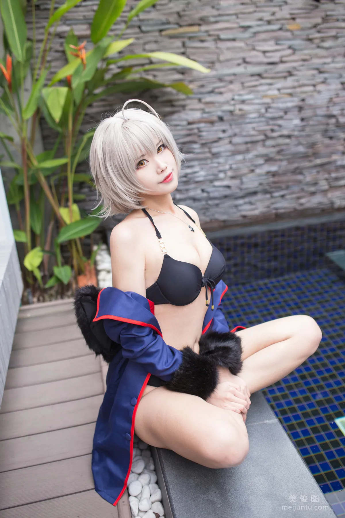 [Cosplay] Xuan KaYa - Black Jeanne Black Alter Lingerie photo 67
