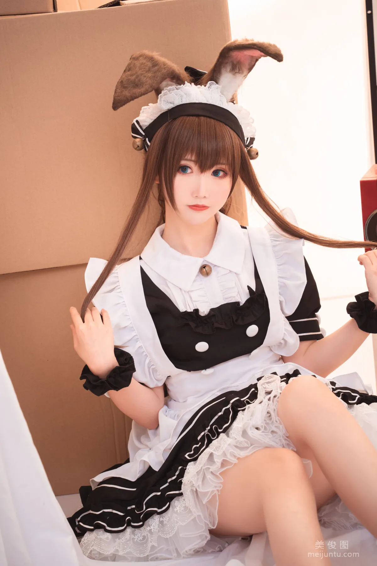 [Cosplay] Cute Popular Coser Mianbing Xianer - Amiya Maid photo 19