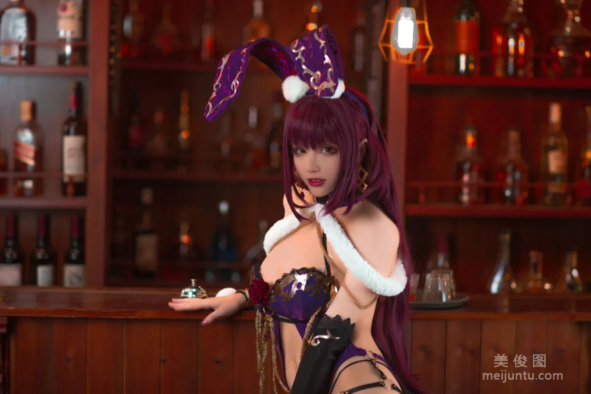 [Cosplay Photos] Qisikuai wii, Scathach Bunny Girl photo 2