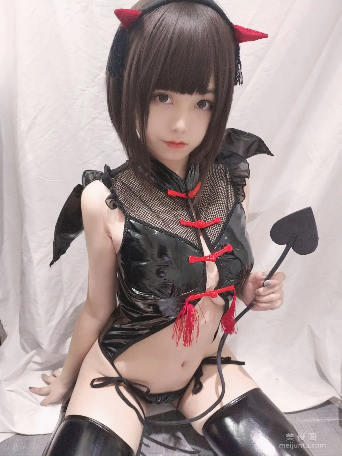 [Cosplay] Cute Girl Mizhi Maoqiu, Little Devil Selfie Photo Set photo 10