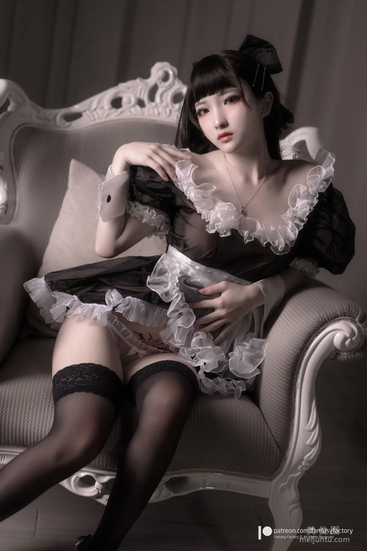 [Cosplay] Xiao Ding, Fantasy Factory - Maid, JK, School Swimsuit photo 118