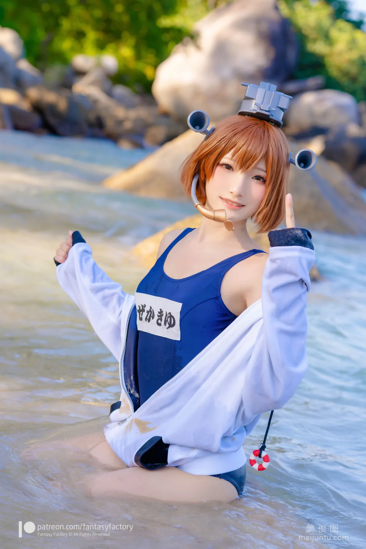 [Cosplay] Xiao Ding, Fantasy Factory - Maid, JK, School Swimsuit photo 18