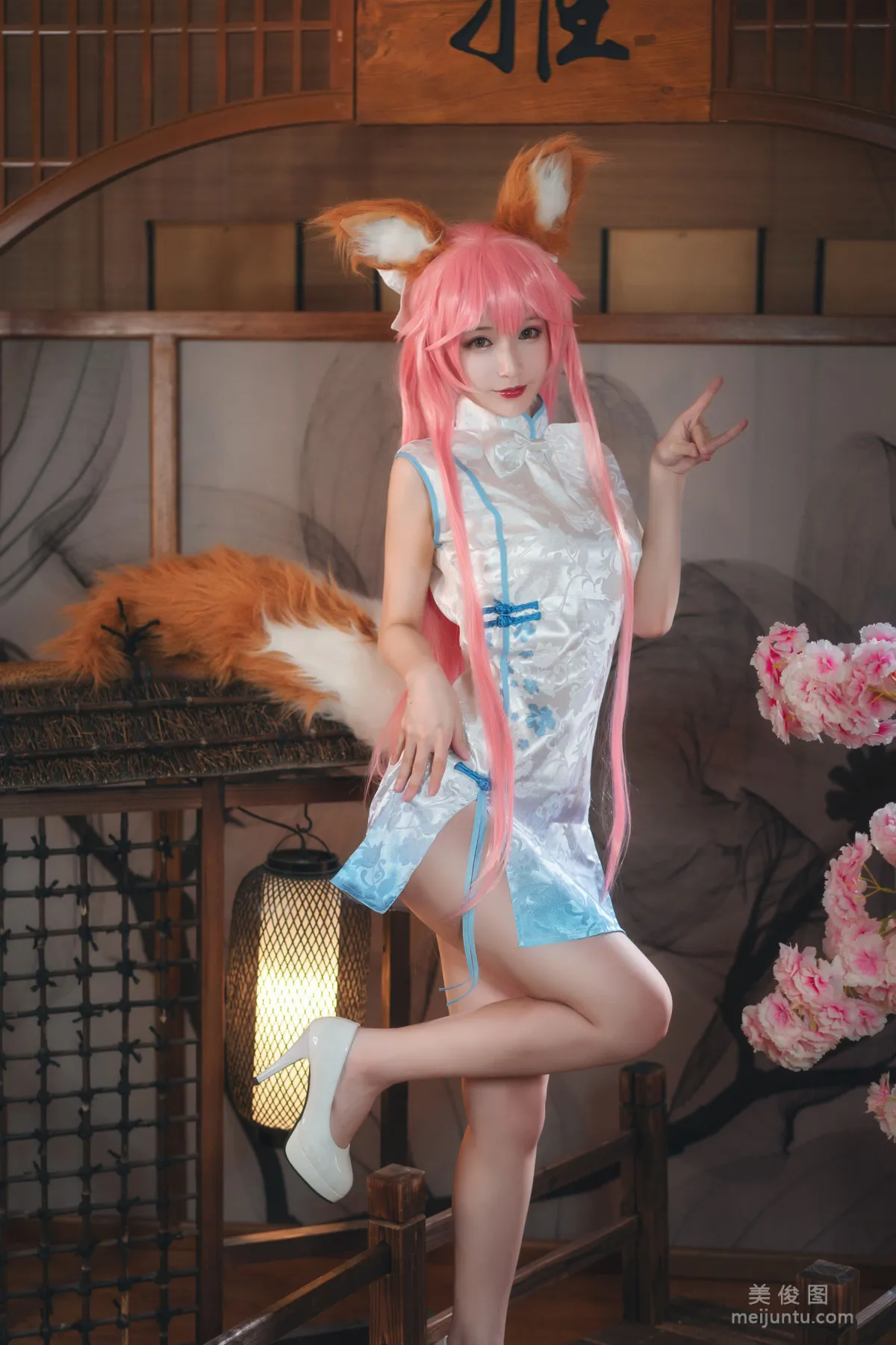 [Cosplay] Anime Blogger w Baihe Ouhuang Zi w - Xiaoyu Qipao Photo Set photo 18