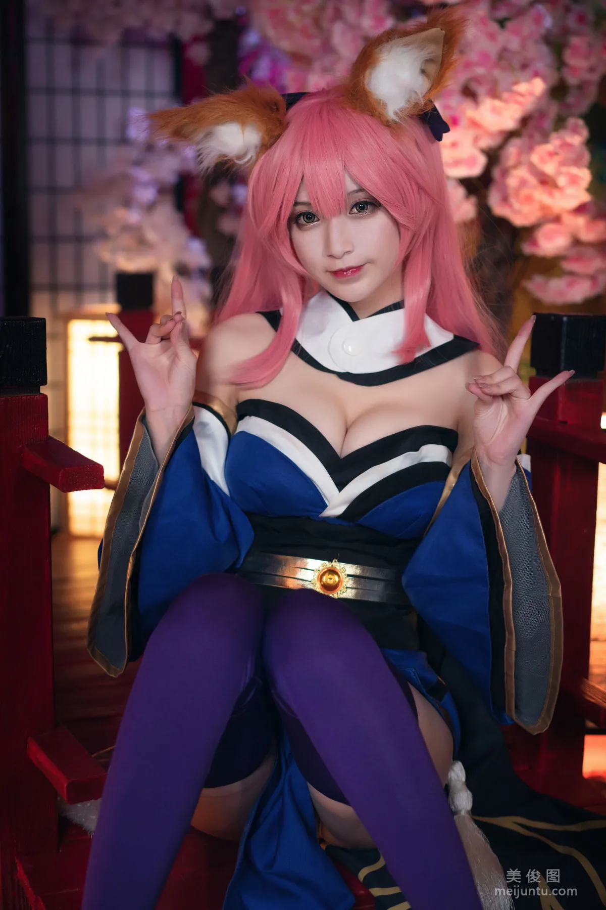 [Cosplay] Anime Blogger Tieban Shaogui Wu w - Tamamo no Mae Original Skin photo 21
