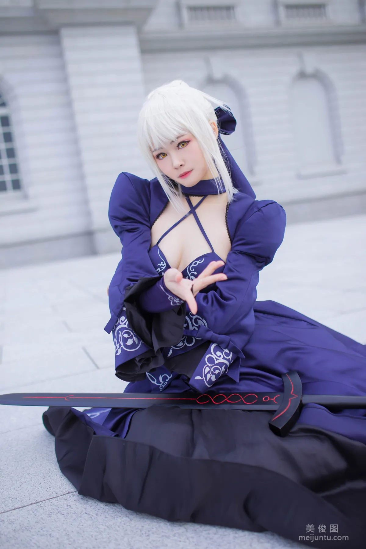 [Cosplay Photos] Coser Xuan-KaYa, Black Jeanne Black Ahoge photo 16