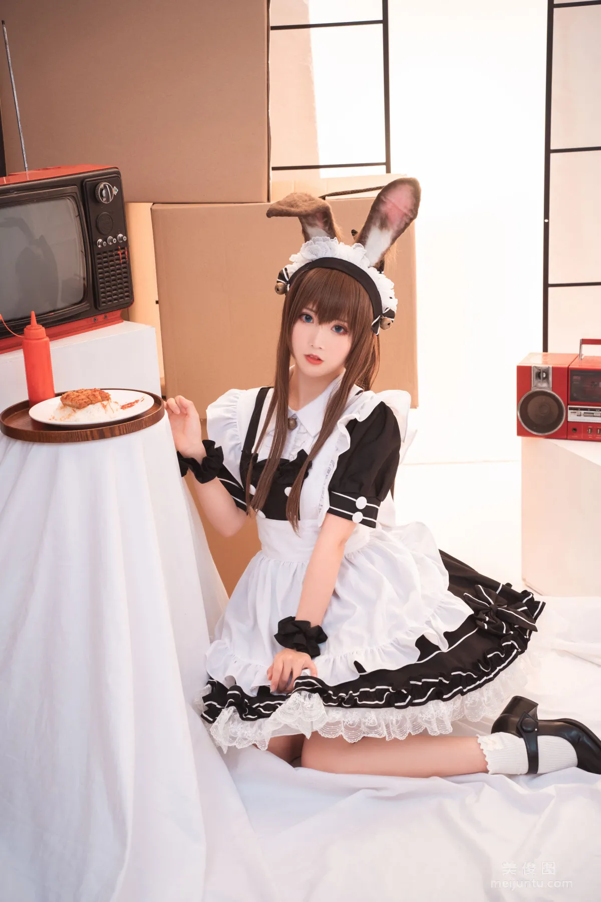 [Cosplay] Cute Popular Coser Mianbing Xianer - Amiya Maid photo 16