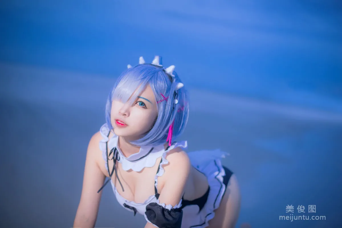 [Cosplay] 人氣Coser二佐Nisa - 蕾姆泳衣 9