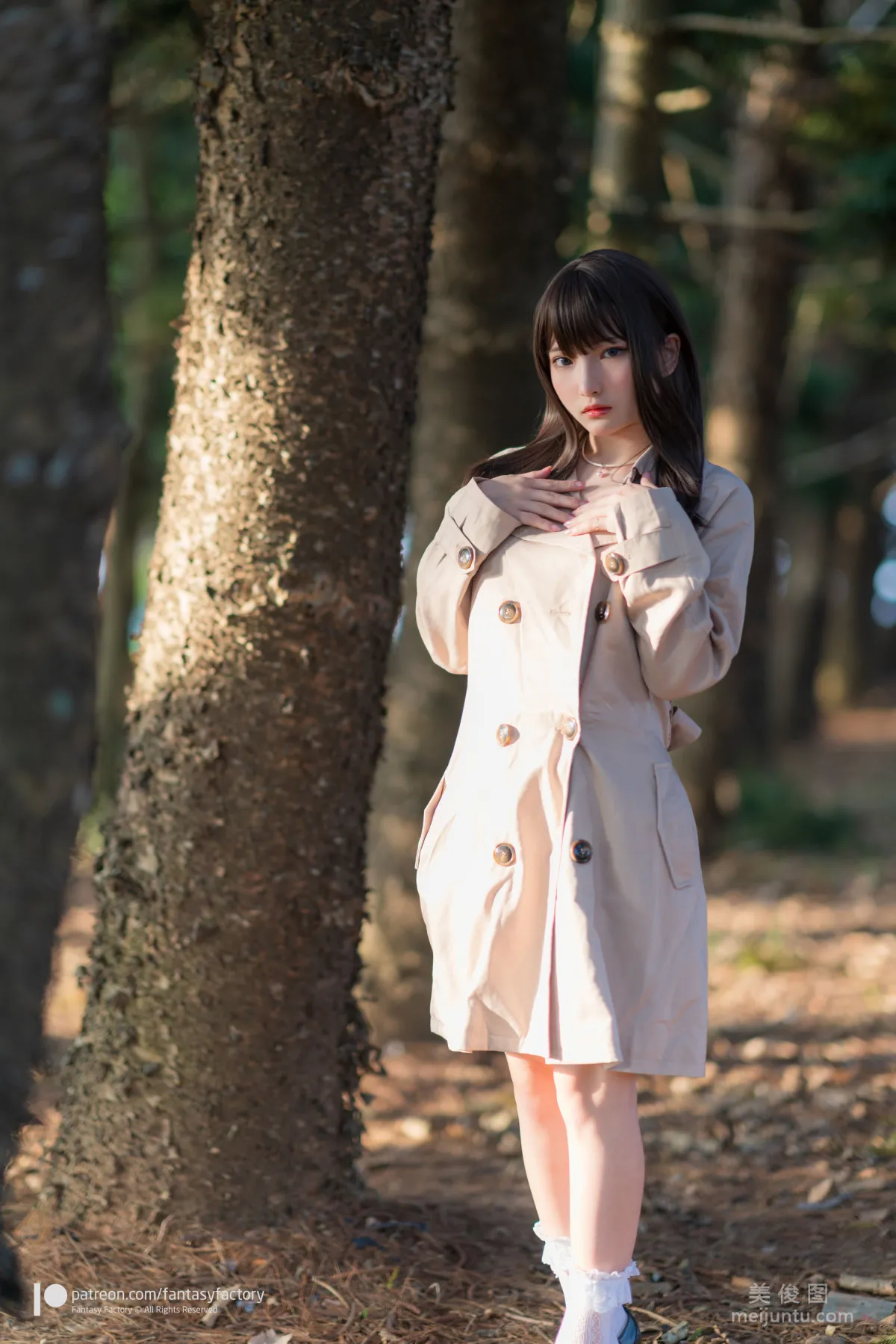 [Cosplay] Xiao Ding, Fantasy Factory - Lace, Maid, Trench Coat photo 73