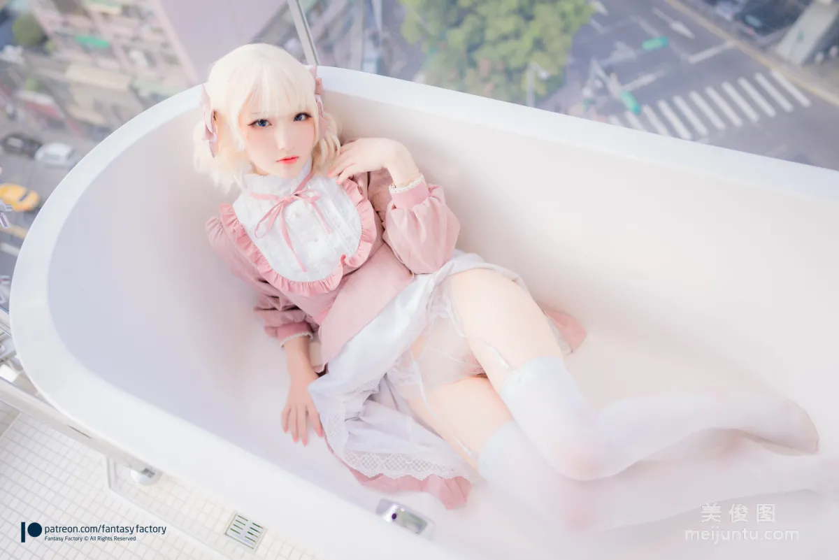 [Cosplay] Xiao Ding, Fantasy Factory - Lace, Maid, Trench Coat photo 56