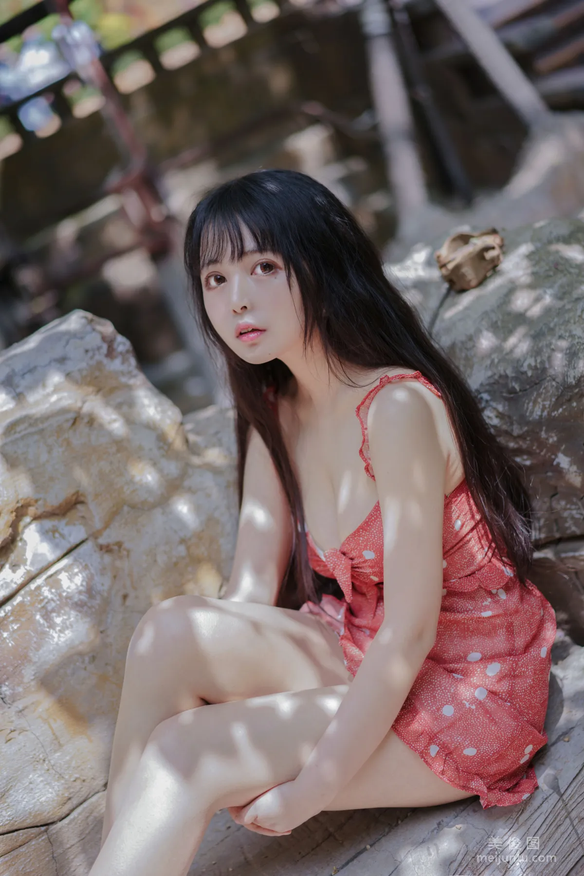 [Cosplay] Big-Eyed Cute Girl Heimaomao OvO - Strawberry photo 25