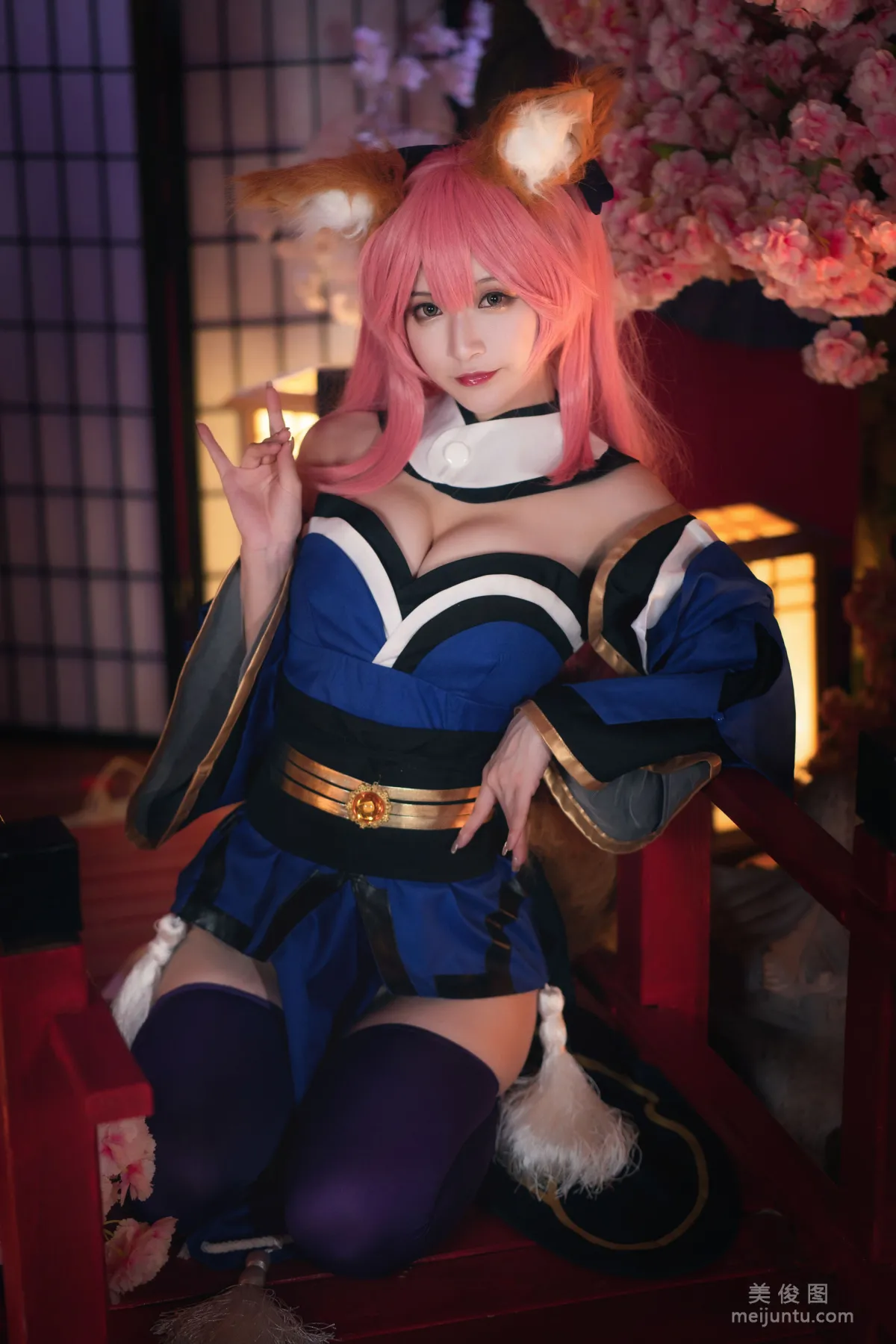 [Cosplay] Anime Blogger Tieban Shaogui Wu w - Tamamo no Mae Original Skin photo 28