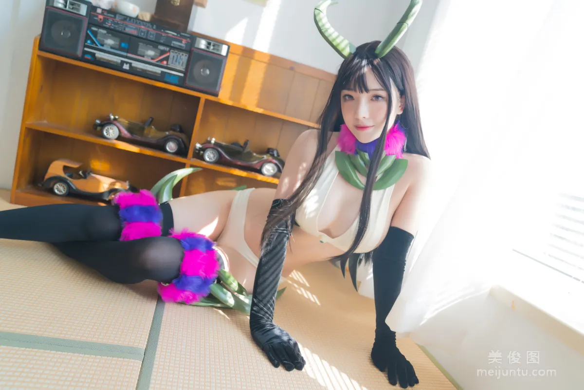[Cosplay] Anime Blogger Wenmei Bujiang Daoli, Demon Sister Photo Set photo 10