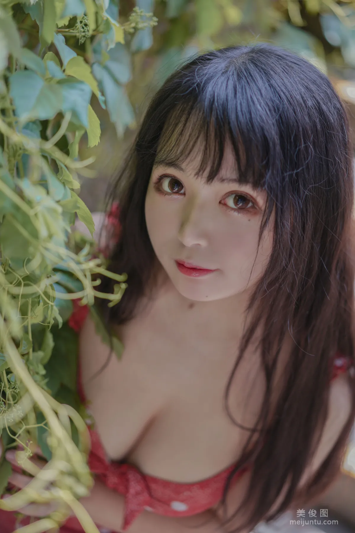 [Cosplay] Big-Eyed Cute Girl Heimaomao OvO - Strawberry photo 8