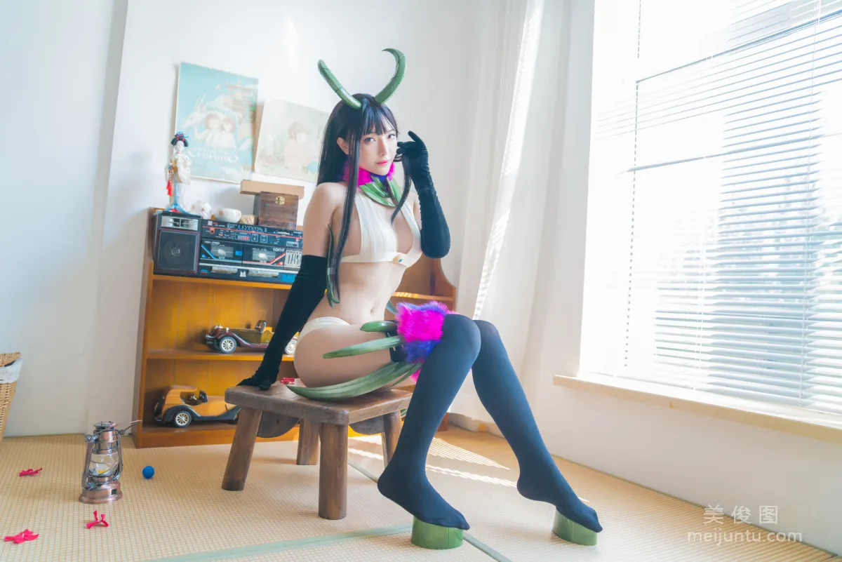 [Cosplay] Anime Blogger Wenmei Bujiang Daoli, Demon Sister Photo Set photo 19